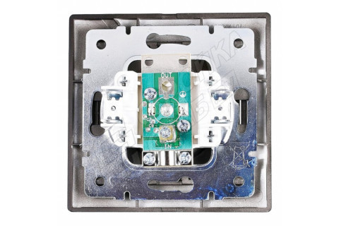Розетка телевизионная с рамкой Lezard MIRA 701-4242-130 оконечная скрытая установка черный бархат TV Розетка телевизионная с рамкой Lezard MIRA 701-4242-130 оконечная скрытая установка черный бархат TV