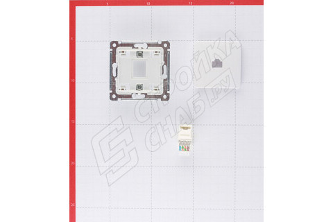 Розетка компьютерная HEGEL Master РСК-400 скрытая установка белая один модуль RJ45 Розетка компьютерная HEGEL Master РСК-400 скрытая установка белая один модуль RJ45