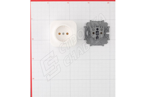Розетка Legrand Quteo 782210 открытая установка белая без заземления Розетка Legrand Quteo 782210 открытая установка белая без заземления