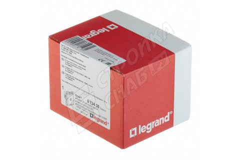 Розетка USB Legrand Etika 672435 скрытая установка алюминий два модуля USB Розетка USB Legrand Etika 672435 скрытая установка алюминий два модуля USB