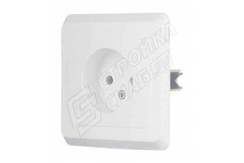 Розетка с рамкой Schneider Electric Этюд PC16-001B скрытая установка белая без заземления Розетка с рамкой Schneider Electric Этюд PC16-001B скрытая установка белая без заземления