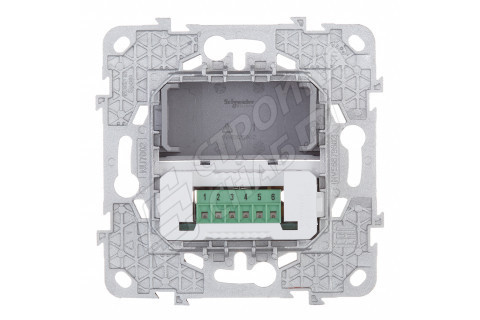 Розетка аудио Schneider Electric Unica NEW NU543130 скрытая установка алюминий 3 выхода RCA Розетка аудио Schneider Electric Unica NEW NU543130 скрытая установка алюминий 3 выхода RCA