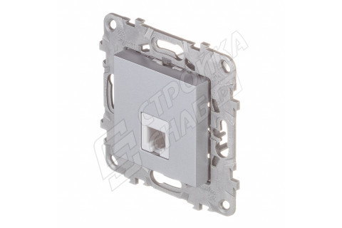 Розетка телефонная Schneider Electric Unica NEW NU549230 скрытая установка алюминий один модуль RJ11 Розетка телефонная Schneider Electric Unica NEW NU549230 скрытая установка алюминий один модуль RJ11