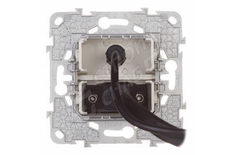 Розетка VGA Schneider Electric Unica NEW NU593244 скрытая установка бежевая модули HD15 и mini Jack Розетка VGA Schneider Electric Unica NEW NU593244 скрытая установка бежевая модули HD15 и mini Jack