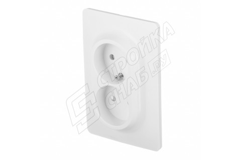 Розетка с рамкой Schneider Electric Unica NEW NU206318 двойная скрытая установка белая без заземления со шторками винтовой зажим Розетка с рамкой Schneider Electric Unica NEW NU206318 двойная скрытая установка белая без заземления со шторками винтовой зажим