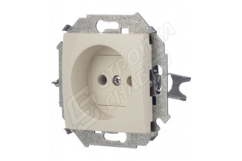 Розетка Simon 15 1591431-031 скрытая установка слоновая кость без заземления Розетка Simon 15 1591431-031 скрытая установка слоновая кость без заземления