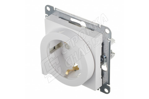 Розетка Schneider Electric Atlas Design ATN000147 скрытая установка белая с заземлением со шторками с выталкивателем Розетка Schneider Electric Atlas Design ATN000147 скрытая установка белая с заземлением со шторками с выталкивателем