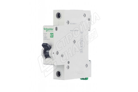 Автоматический выключатель Schneider Electric Easy9 (EZ9F34110) 1P 10А тип C 4,5 кА 220 В на DIN-рейку Автоматический выключатель Schneider Electric Easy9 (EZ9F34110) 1P 10А тип C 4,5 кА 220 В на DIN-рейку