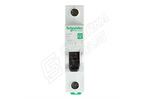 Автоматический выключатель Schneider Electric Easy9 (EZ9F14110) 1P 10А тип B 4,5 кА 220 В на DIN-рейку Автоматический выключатель Schneider Electric Easy9 (EZ9F14110) 1P 10А тип B 4,5 кА 220 В на DIN-рейку