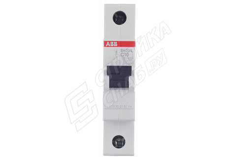 Автоматический выключатель ABB SH201L (2CDS241001R0104) 1P 10А тип C 4,5 кА 230/400 В на DIN-рейку Автоматический выключатель ABB SH201L (2CDS241001R0104) 1P 10А тип C 4,5 кА 230/400 В на DIN-рейку