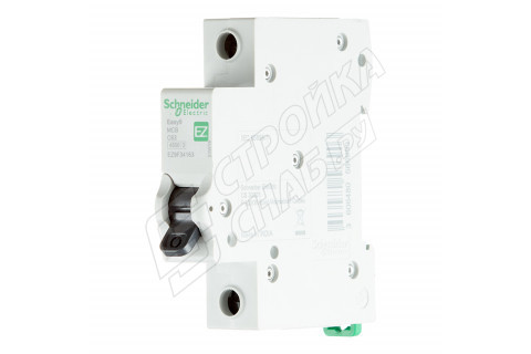 Автоматический выключатель Schneider Electric Easy9 (EZ9F34163) 1P 63А тип C 4,5 кА 220 В на DIN-рейку Автоматический выключатель Schneider Electric Easy9 (EZ9F34163) 1P 63А тип C 4,5 кА 220 В на DIN-рейку