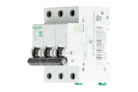 Автоматический выключатель Schneider Electric Easy9 (EZ9F56340) 3P 40А тип C 6 кА 220 В на DIN-рейку Автоматический выключатель Schneider Electric Easy9 (EZ9F56340) 3P 40А тип C 6 кА 220 В на DIN-рейку