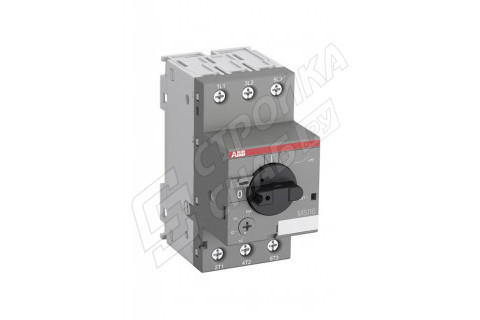 Автоматический выключатель защиты двигателя ABB MS116-1.6 (1SAM250000R1006) 3P 1,6А 50 кА 690 В на DIN-рейку/монтажную плату Автоматический выключатель защиты двигателя ABB MS116-1.6 (1SAM250000R1006) 3P 1,6А 50 кА 690 В на DIN-рейку/монтажную плату