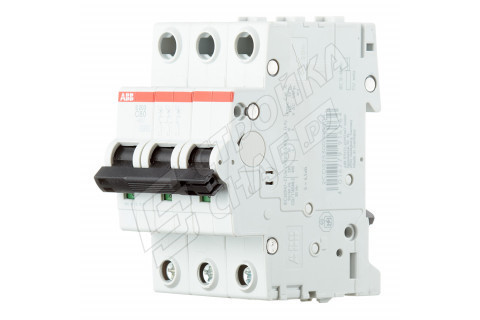 Автоматический выключатель ABB S203 (2CDS253001R0804) 3P 80А тип C 6 кА 220 В на DIN-рейку Автоматический выключатель ABB S203 (2CDS253001R0804) 3P 80А тип C 6 кА 220 В на DIN-рейку