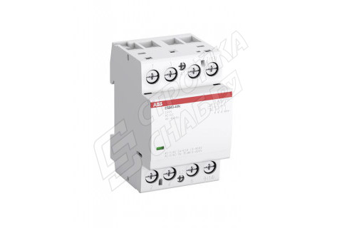 Контактор модульный ABB ESB (1SAE351111R0640) 220 В 63 А тип AC/DС 4НО Контактор модульный ABB ESB (1SAE351111R0640) 220 В 63 А тип AC/DС 4НО