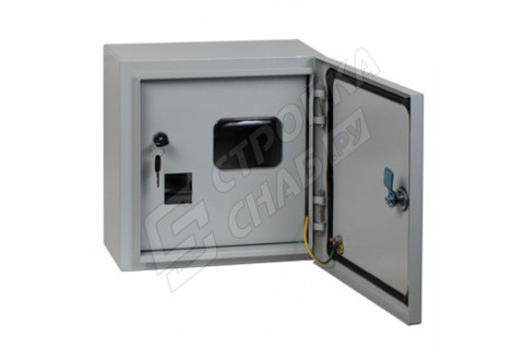 Щит учетно-распределительный навесной EKF Basic ЩУ-1/1-1 металлический IP54 310х300х160 мм 6 модулей с окном для снятия показаний счетчика Щит учетно-распределительный навесной EKF Basic ЩУ-1/1-1 металлический IP54 310х300х160 мм 6 модулей с окном для снятия показаний счетчика