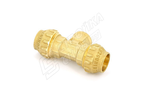 Тройник обжим с внутренней резьбой 20x1/2 Тройник обжим с внутренней резьбой 20x1/2