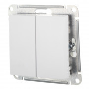Выключатель Schneider Electric Atlas Design ATN000151 двухклавишный скрытая установка белый Выключатель Schneider Electric Atlas Design ATN000151 двухклавишный скрытая установка белый