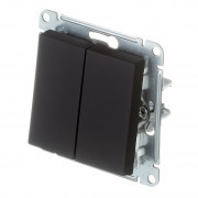 Выключатель Schneider Electric Atlas Design ATN001051 двухклавишный скрытая установка карбон Выключатель Schneider Electric Atlas Design ATN001051 двухклавишный скрытая установка карбон