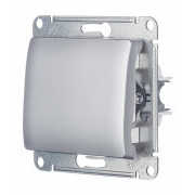Выключатель Schneider Electric Glossa GSL000311 одноклавишный скрытая установка алюминий Выключатель Schneider Electric Glossa GSL000311 одноклавишный скрытая установка алюминий