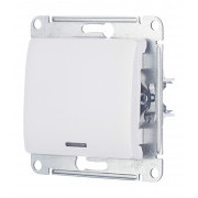 Выключатель Schneider Electric Glossa GSL000113 одноклавишный скрытая установка белый с подсветкой