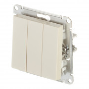 Выключатель Schneider Electric Atlas Design ATN000231 трехклавишный скрытая установка бежевый Выключатель Schneider Electric Atlas Design ATN000231 трехклавишный скрытая установка бежевый