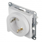 Розетка Schneider Electric Atlas Design ATN000147 скрытая установка белая с заземлением со шторками с выталкивателем Розетка Schneider Electric Atlas Design ATN000147 скрытая установка белая с заземлением со шторками с выталкивателем